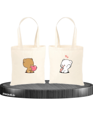 Milk And Mocha Jutebeutel Set