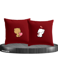 Milk And Mocha Kissenbezüge für Paare Set