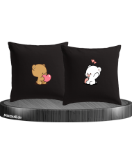 Milk And Mocha Kissenbezüge für Paare Set