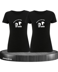 Never give up your Dreams Keep sleeping - Best Friends T-Shirt Set schwarz