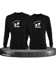 Never give up your Dreams Keep sleeping  Sweatshirt schwarz