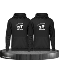 Never give up on your Dream Keep sleeping - Hoodie für Beste Freunde schwarz