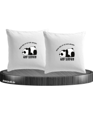 Never give up on your Dreams Keep sleeping Kissenbezüge für Paare Set
