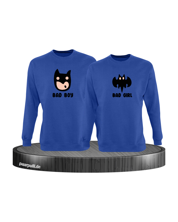 Bad Boy Bad Girl Sweatshirt blau