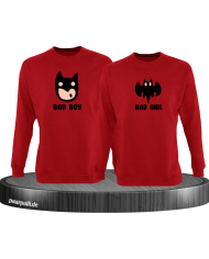 Bad Boy Bad Girl Sweatshirt rot
