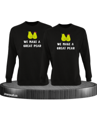 We make a great Pear Sweatshirt schwarz