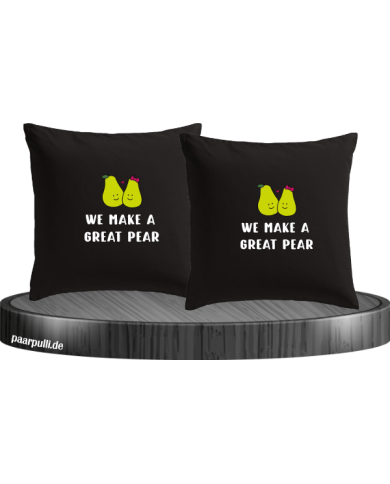We make für Paaree a great Pear Kissenbezüg Set We make für Paaree a great Pear Kissenbezüg Set