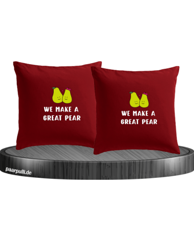We make für Paaree a great Pear Kissenbezüg Set We make für Paaree a great Pear Kissenbezüg Set