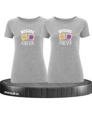 Besties Forever T-Shirt Set grau