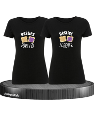 Besties Forever T-Shirt Set schwarz