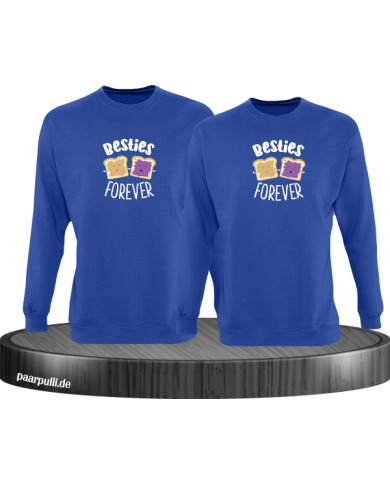 Besties Forever  Sweatshirt blau Besties Forever  Sweatshirt blau