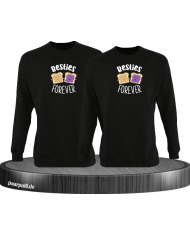 Besties Forever  Sweatshirt schwarz
