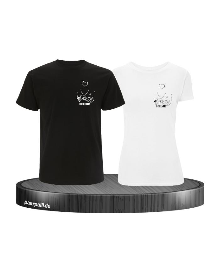 Together Forever Pärchen T-Shirt