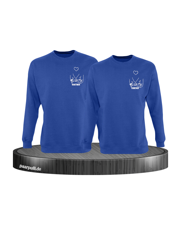 Together Forever Sweatshirt blau