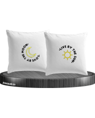 Live By The Sun Love By The Moon Kissenbezüge Set