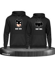 Bad Boy Bad Girl Hoodie schwarz