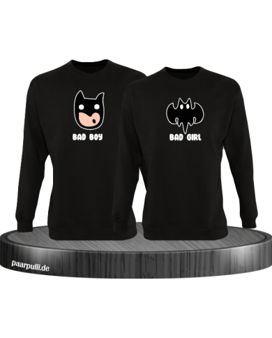 Bad Boy Bad Girl Sweatshirt schwarz Bad Boy Bad Girl Sweatshirt schwarz