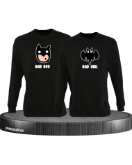 Bad Boy Bad Girl Sweatshirt schwarz