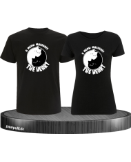 A Meow Massages The Heart - Best Friends T-Shirt Set