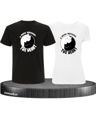 A Meow Massages The Heart - Best Friends T-Shirt Set