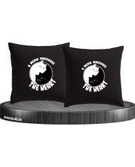 Never give up on your Dreams Keep sleeping Kissenbezüge für Paare Set