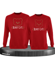Beary Cute Sweatshirt rot