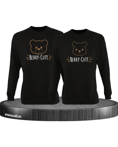 Beary Cute Sweatshirt schwarz Beary Cute Sweatshirt schwarz