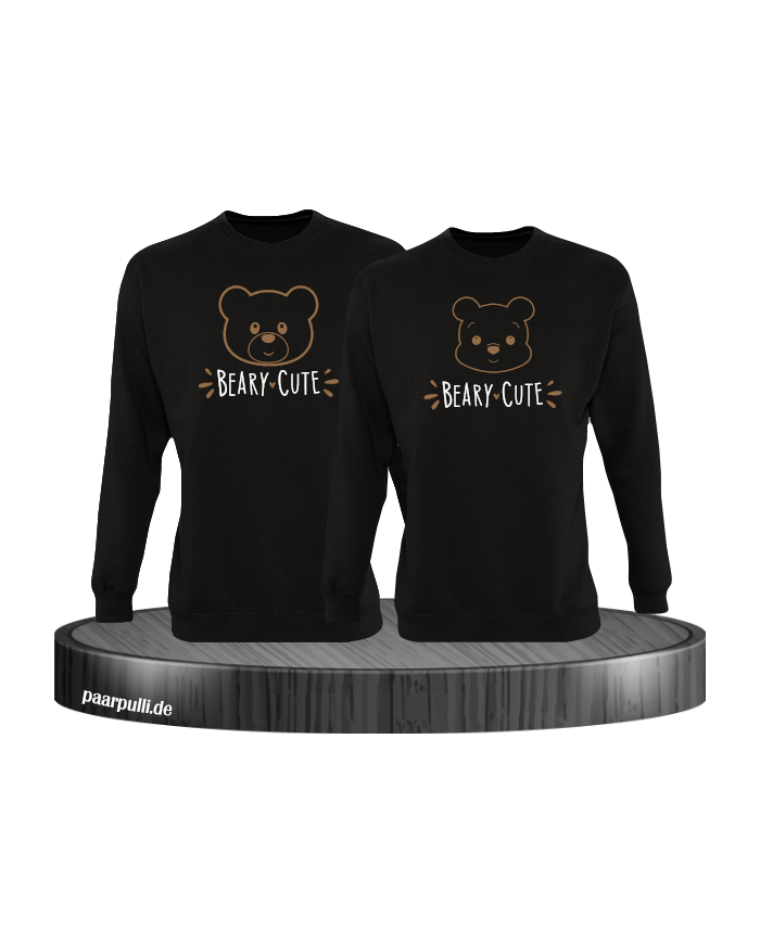 Beary Cute Sweatshirt schwarz
