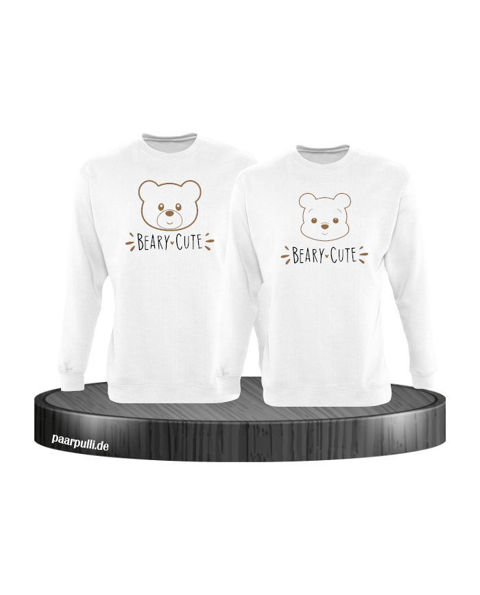 Beary Cute Sweatshirt weiß