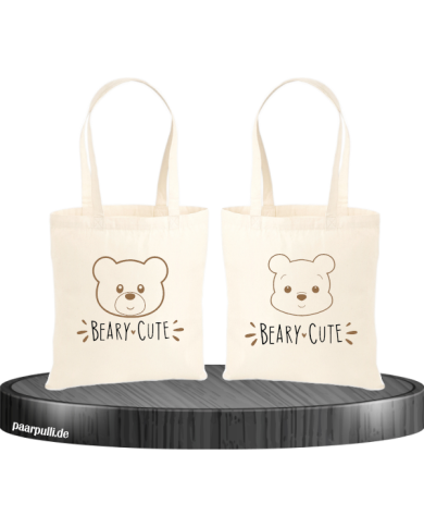 Beary Cute Jutebeutel Set Beary Cute Jutebeutel Set