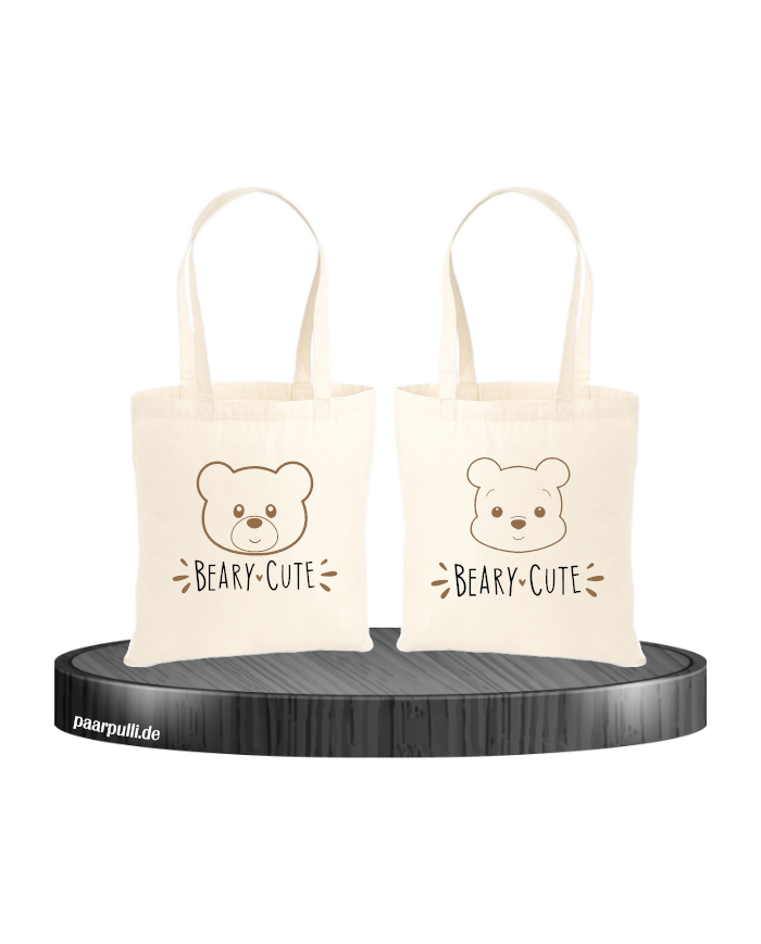 Beary Cute Jutebeutel Set