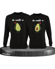 You Complete Me Sweatshirt schwarz