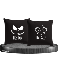 Her Jack His Sally Kissenbezüge Set