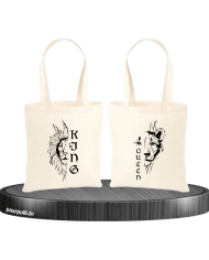 Lion King & Queen Jutebeutel Set