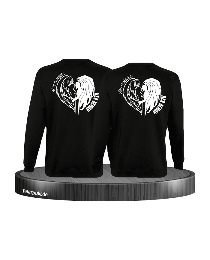 His Angel Her Demon Sweatshirt schwarz