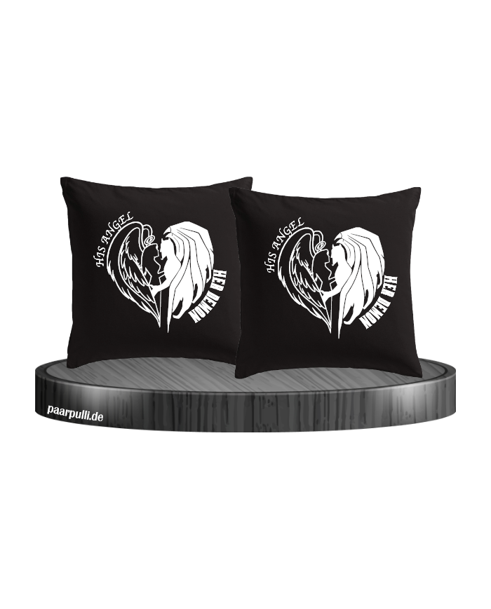 His Angel Her Demon Kissenbezüge Set