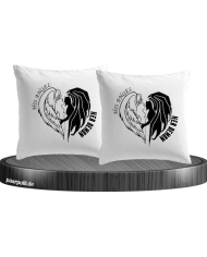 His Angel Her Demon Kissenbezüge Set