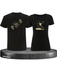 I Love You to the Moon and back Pärchen T-Shirt
