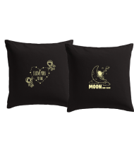 I Love You to the Moon and back Kissenbezüge Set