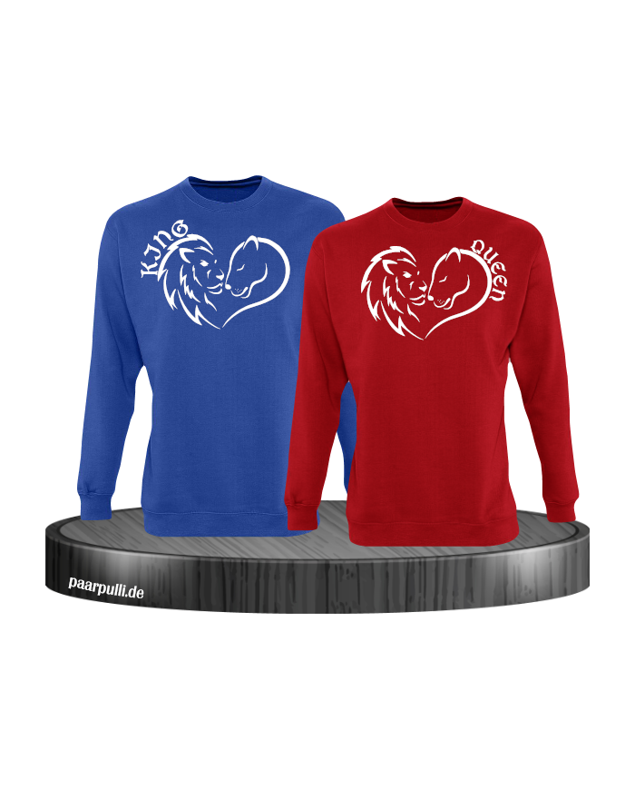 Lion King and Queen Herz Sweatshirt
