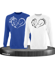 Lion King and Queen Herz Sweatshirt