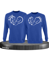 Lion King and Queen Herz Sweatshirt