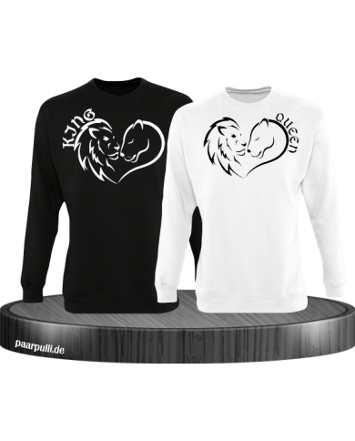 Lion King and Queen Herz Sweatshirt Lion King and Queen Herz Sweatshirt
