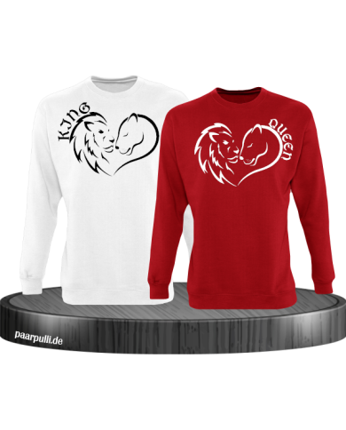 Lion King and Queen Herz Sweatshirt Lion King and Queen Herz Sweatshirt