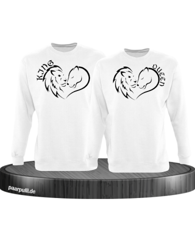Lion King and Queen Herz Sweatshirt Lion King and Queen Herz Sweatshirt