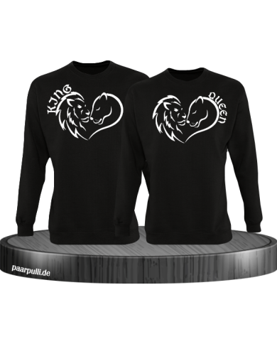 Lion King and Queen Herz Sweatshirt Lion King and Queen Herz Sweatshirt