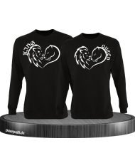 Lion King and Queen Herz Sweatshirt