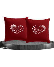 His Angel Her Demon Kissenbezüge Set