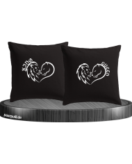 His Angel Her Demon Kissenbezüge Set