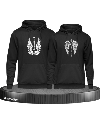 Her Guardian His Angel Hoodie Her Guardian His Angel Hoodie